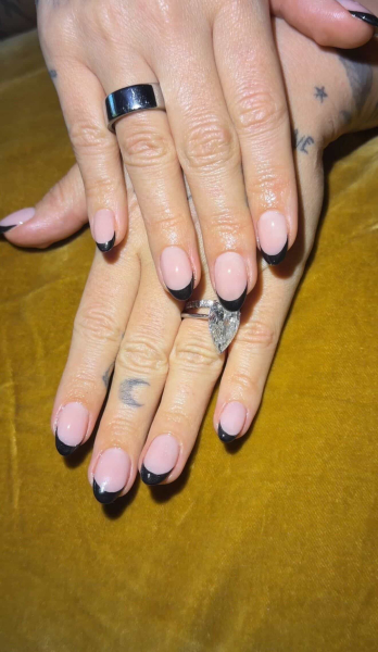 Image may contain Body Part Finger Hand Person Accessories Diamond Gemstone Jewelry Skin Tattoo and Nail