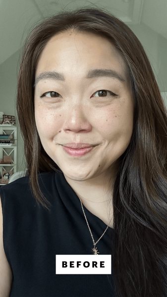 Lee before applying Clio Kill Cover Founwear Cushion The Original